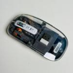 GearUP WM30 Transparent Crystal 2.4G + Bluetooth Magnetic Wireless Mouse