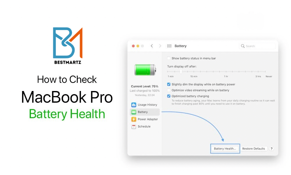 How to Check MacBook Pro Battery Health & Cycle Count